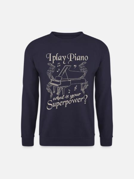 Piano piano lessons piano - Unisex Sweatshirt - navy