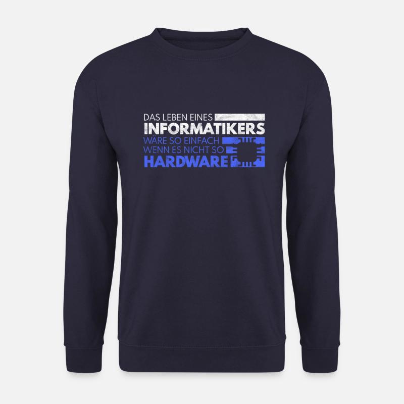 Lustiger IT-Berufe Spruch für Coder Geschenk - Unisex Pullover - Navy