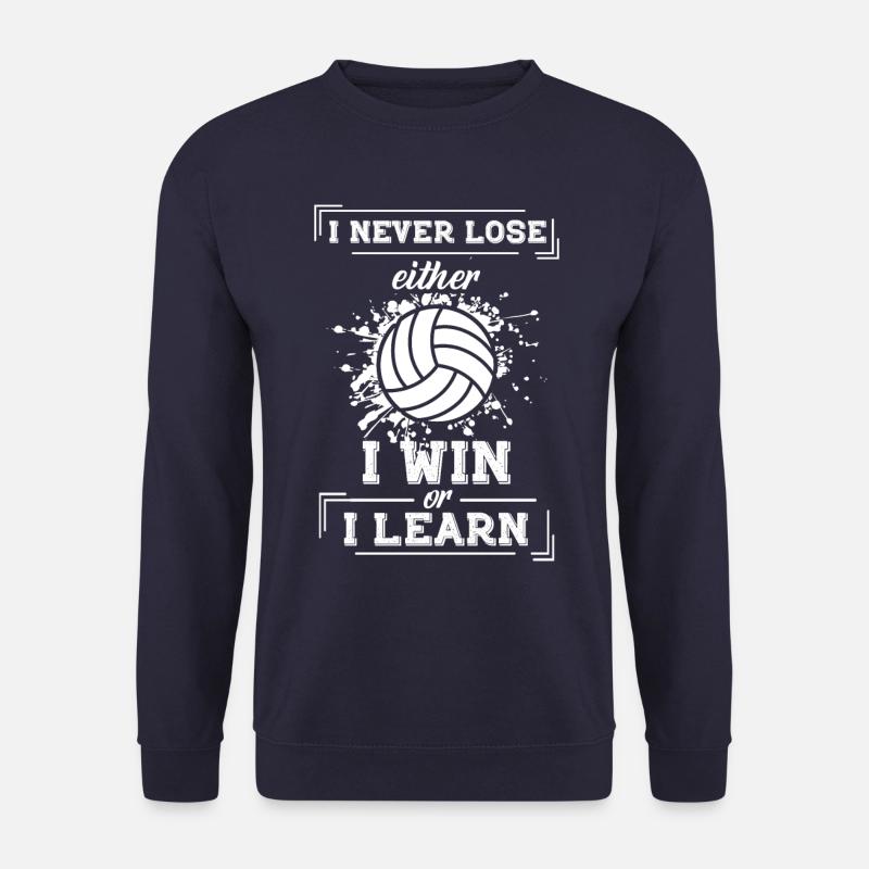 Volleyballspieler Spruch, Volleyball Geschenk - Unisex Pullover - Navy
