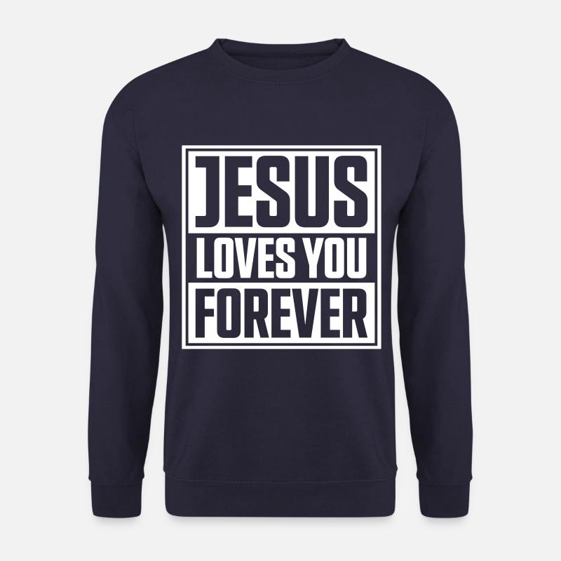 jesus liebt dich - Unisex Pullover - Navy