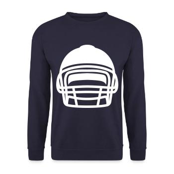 Casque de football - Sweat-shirt Unisexe - marine - Devant - Alina (178cm) & Michal (187cm)