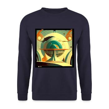 Planète réinventée - Sweat-shirt Unisexe - marine - Devant - Alina (178cm) & Michal (187cm)