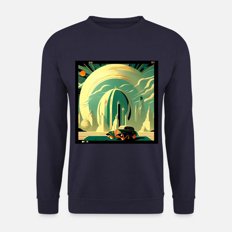 Nostalgische Zukunft - Unisex Pullover - Navy