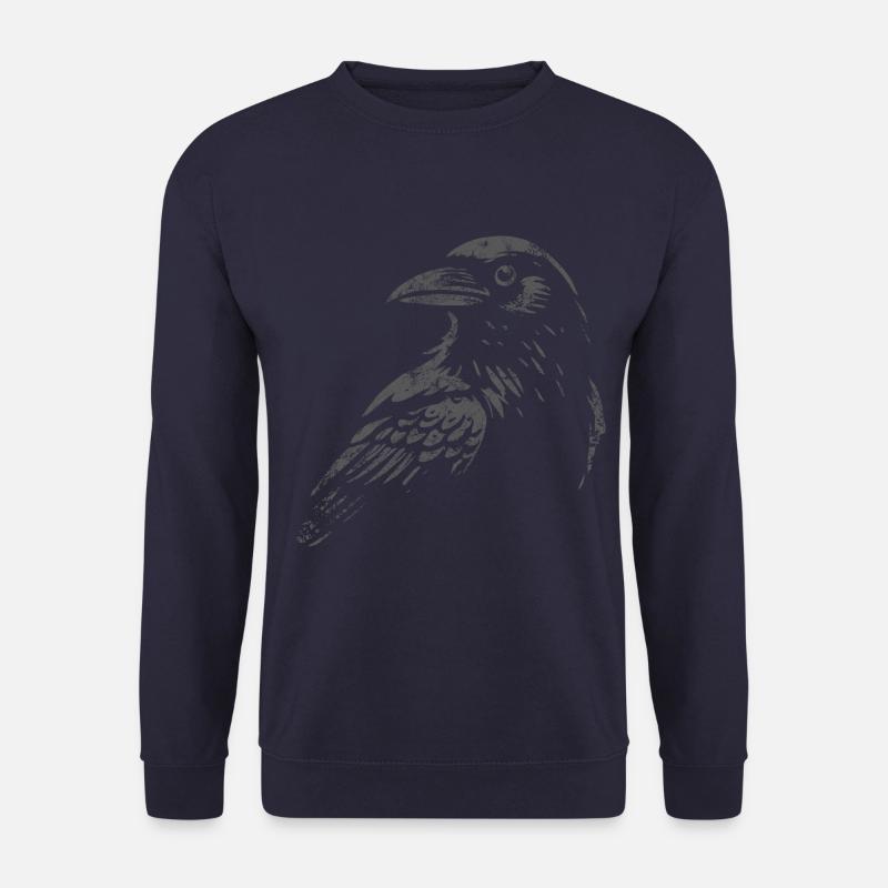 Schwarzer Rabe - Hello Darkness - Mythologie - Unisex Pullover - Navy