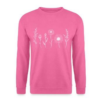 Flower - Unisex Pullover - Pink - Vorne