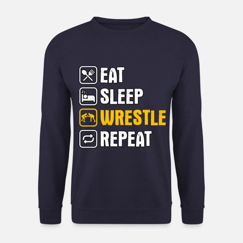 Manger Dormir Lutter Répéter - Sweat-shirt Unisexe - marine