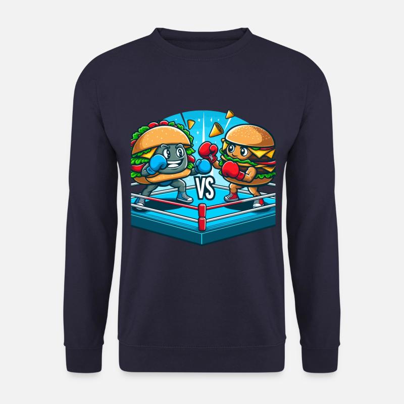 Hamburger de boxe - Sweat-shirt Unisexe - marine