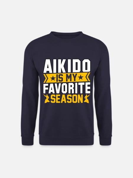 Aikido ist meine Lieblingsjahreszeit - Unisex Pullover - Navy