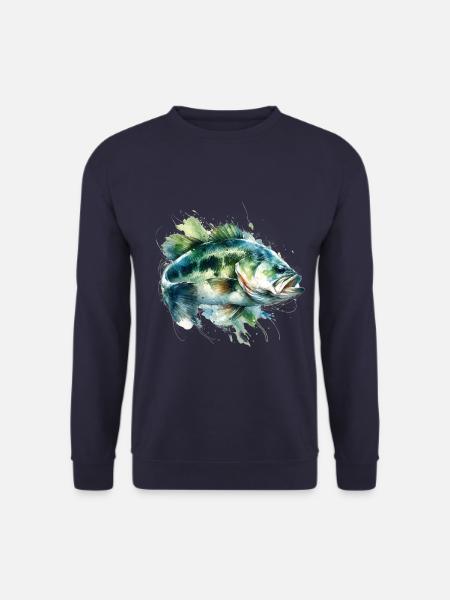 Bass Fish - Unisex Sweatshirt - navy