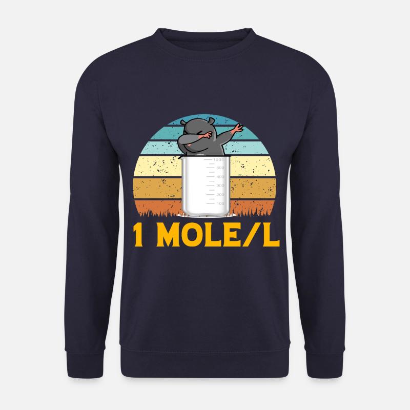 Mole Dabbing - Unisex Sweatshirt - navy