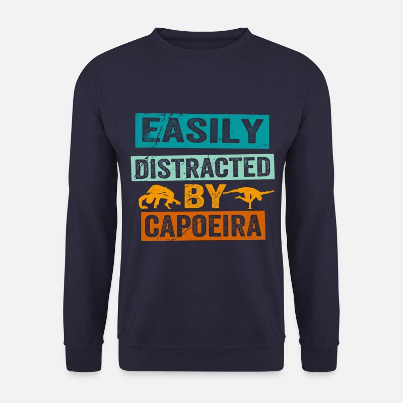 Easily distracted by Capoeira - Unisex Sweatshirt - navy