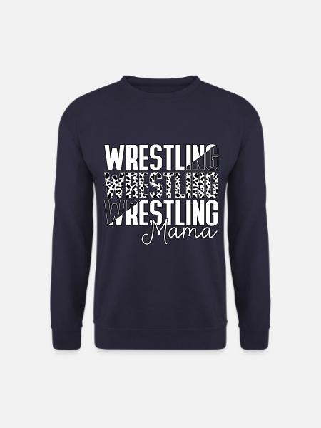 Wrestling Mom - Unisex Sweatshirt - navy