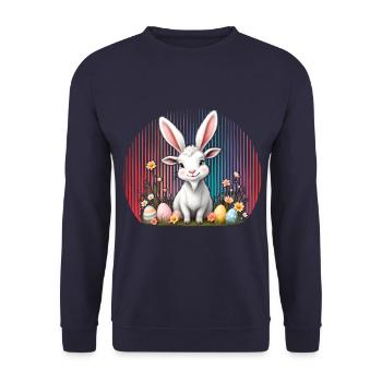 Easter - Unisex Sweatshirt - navy - Front - Alina (178cm) & Michal (187cm)