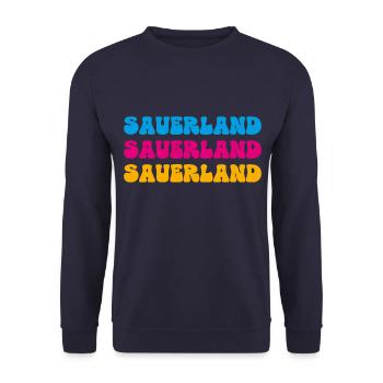 Sauerland - Unisex Pullover - Navy - Vorne - Alina (178cm) & Michal (187cm)
