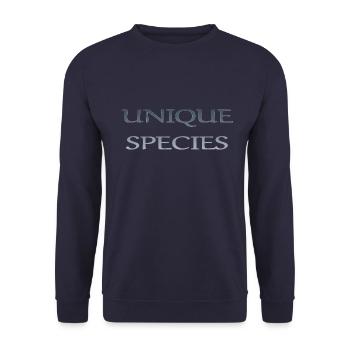 ESPÈCES UNIQUES - Sweat-shirt Unisexe - marine - Devant - Alina (178cm) & Michal (187cm)