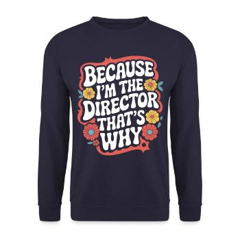 Filmmaker Film Director Cinematographer Film - Unisex Sweatshirt - navy - Front - Alina (178cm) & Michal (187cm)