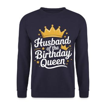 Ehemann Ehegatte Familie Hochzeit - Unisex Pullover - Navy - Vorne - Alina (178cm) & Michal (187cm)