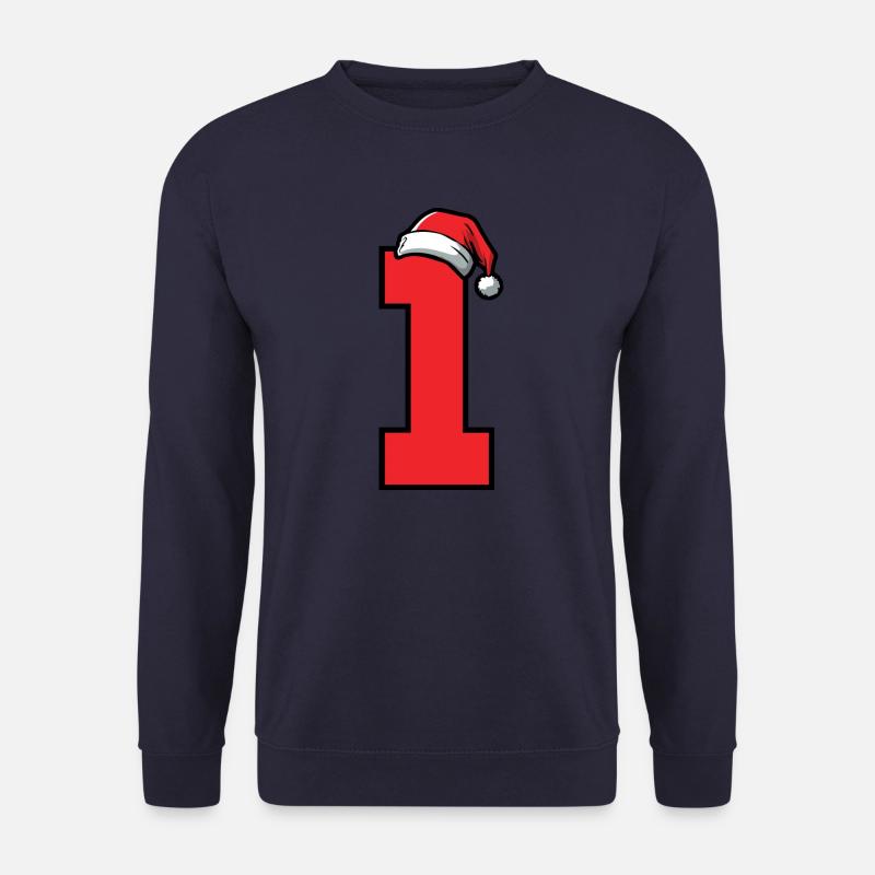 1 numéro de Noël - Sweat-shirt Unisexe - marine