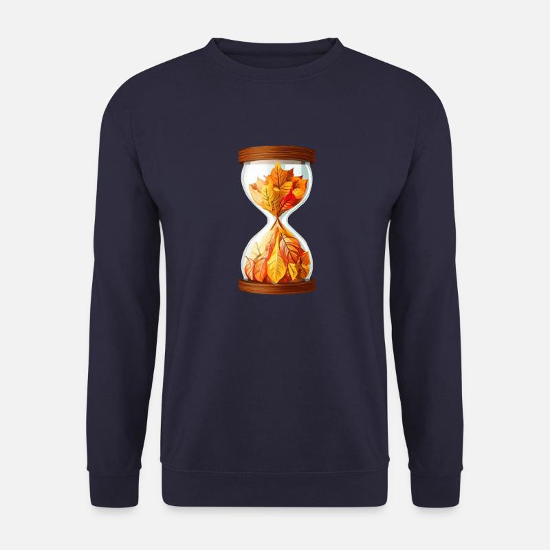 Sanduhr des Herbstes - Unisex Pullover - Navy