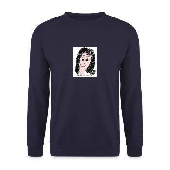 How not to - Sweat-shirt Unisexe - marine - Devant - Alina (178cm) & Michal (187cm)