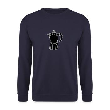 Espresso coffee maker 2 - Unisex Sweatshirt - navy - Front - Alina (178cm) & Michal (187cm)