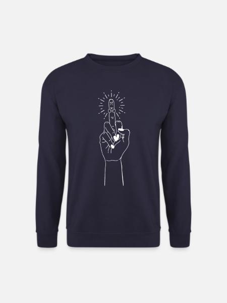 FUCKYOU3 - Sweat-shirt Unisexe - marine