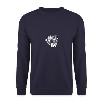 heavy metal blasmusik | musikverein blaskapelle - Unisex Pullover - Navy - Vorne - Alina (178cm) & Michal (187cm)