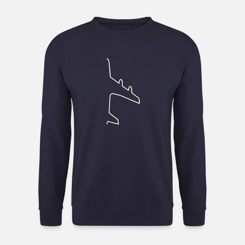 airplain - Unisex Sweatshirt - navy
