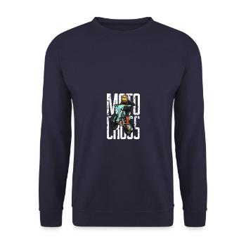 Motocross - Sweat-shirt Unisexe - marine - Devant - Alina (178cm) & Michal (187cm)
