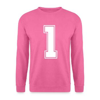1 - Unisex Sweatshirt - pink - Front