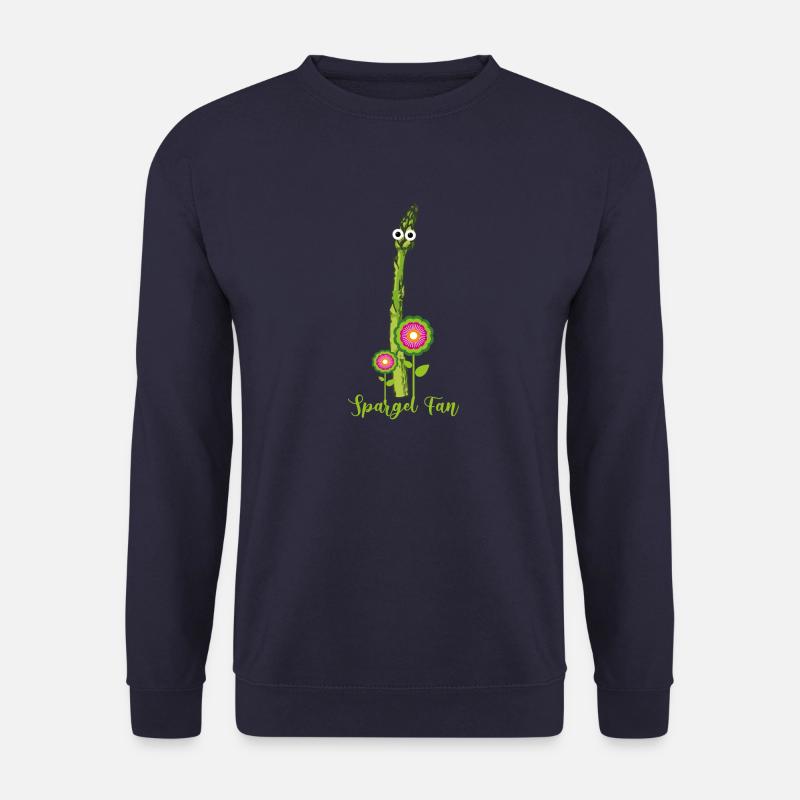 spargelfan,spargel,grüner spargel - Unisex Pullover - Navy