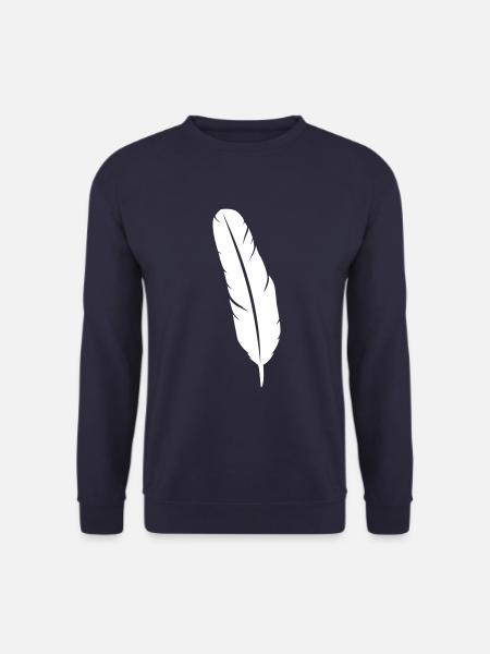 Feather symbol - Unisex Sweatshirt - navy