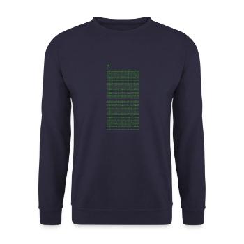 PI - Unisex Pullover - Navy - Vorne - Alina (178cm) & Michal (187cm)