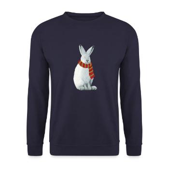Polarhase - Unisex Pullover - Navy - Vorne - Alina (178cm) & Michal (187cm)