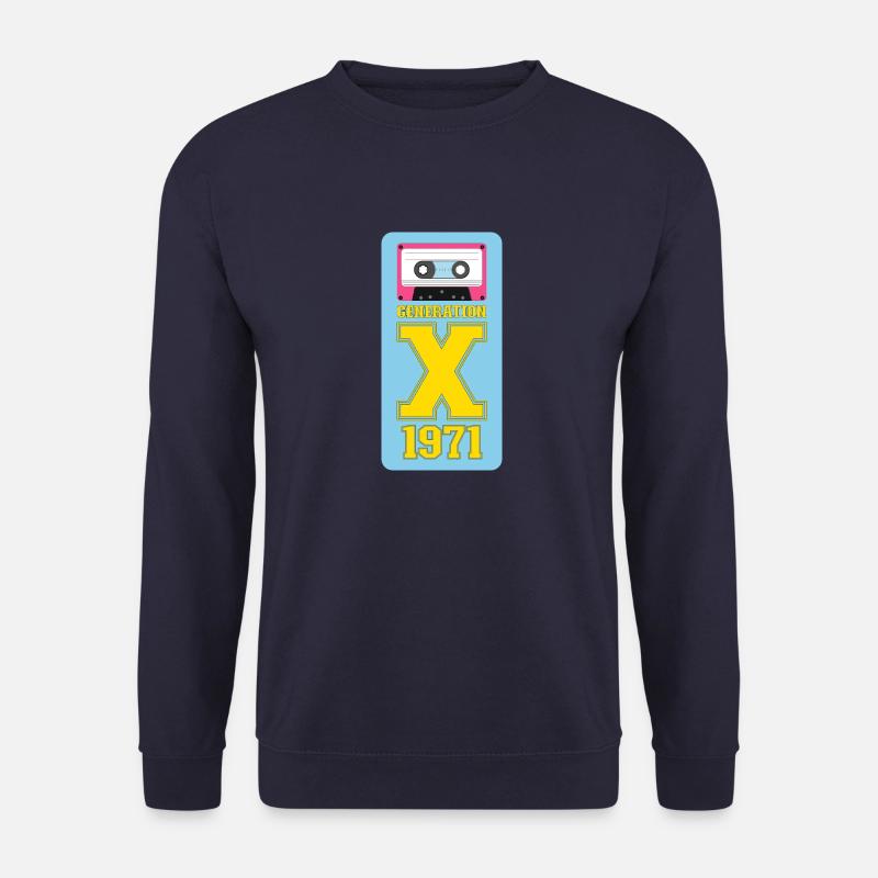 1971 Generation X Hippie Chic - Unisex Sweatshirt - navy