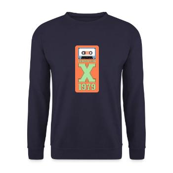 1979 Generation X Reggae - Unisex Sweatshirt - navy - Front - Alina (178cm) & Michal (187cm)