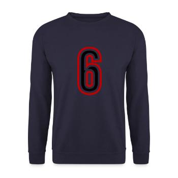 Maillot 6 Années - Sweat-shirt Unisexe - marine - Devant - Alina (178cm) & Michal (187cm)