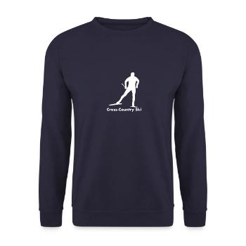 Langlauf - Unisex Pullover - Navy - Vorne - Alina (178cm) & Michal (187cm)