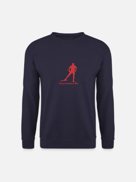 ski de fond - Sweat-shirt Unisexe - marine