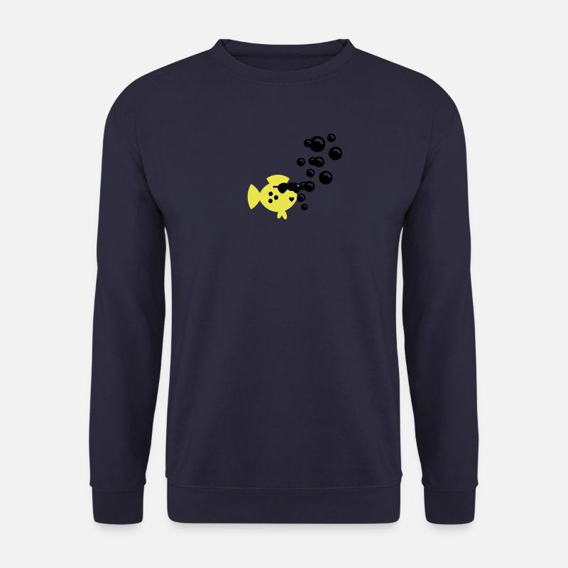 Blasen / bubbles (1c) - Unisex Pullover - Navy