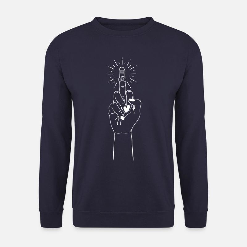 FUCKYOU4 - Unisex Pullover - Navy