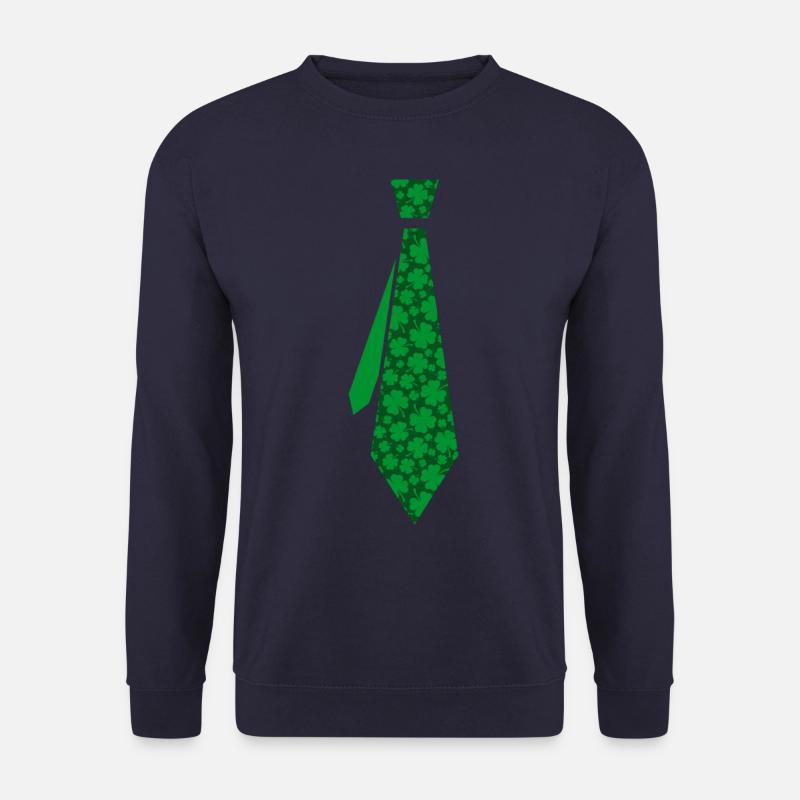 Krawatte Kleblatt - Unisex Pullover - Navy