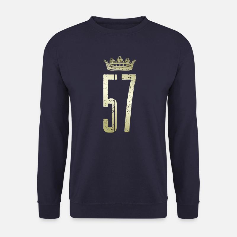 57 Nummer Krone - Unisex Pullover - Navy