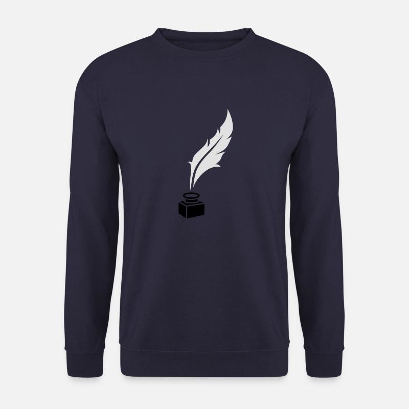 Schreibfeder - Unisex Pullover - Navy