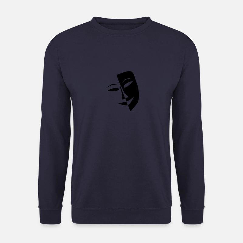 Maske in beliebiger Farbe und Größe - Unisex Pullover - Navy