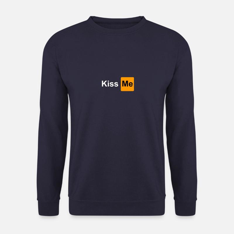 Kiss Me - Unisex Pullover - Navy