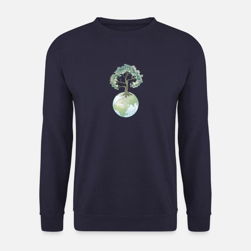 Mutter Natur - Der Baum der unsere Umwelt trägt - Unisex Pullover - Navy