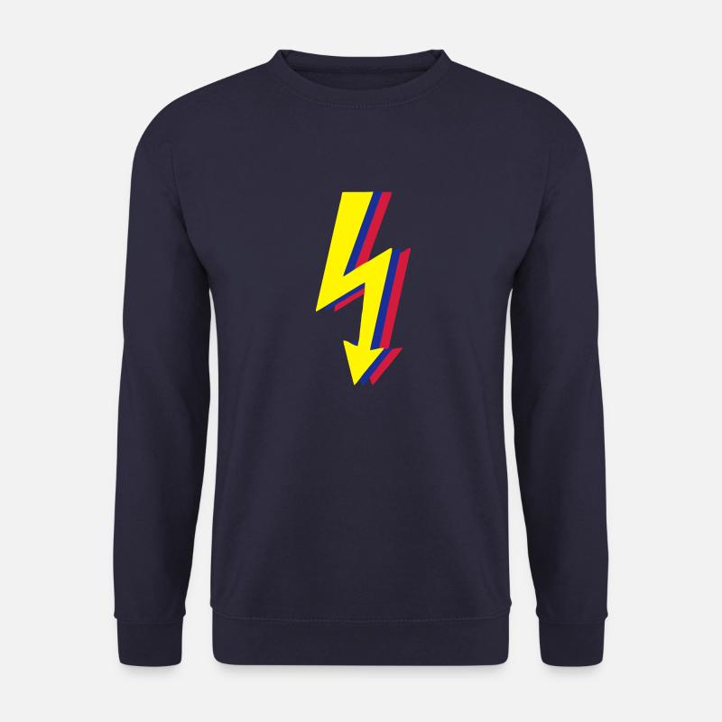 High Voltage, Lightning! - Unisex Sweatshirt - navy