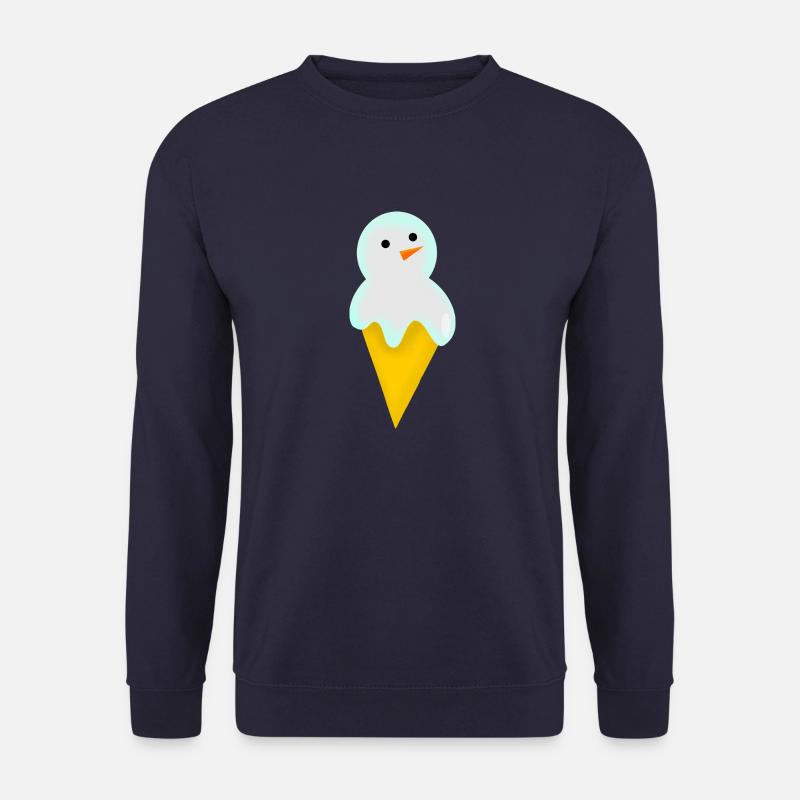 Eiscreme Schneemann - Unisex Pullover - Navy