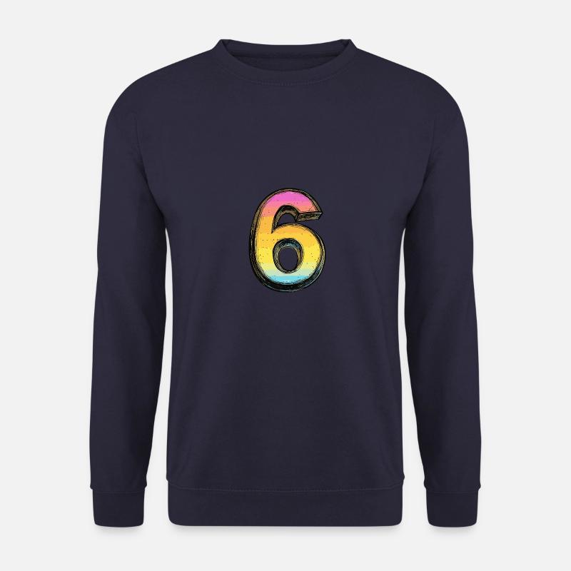 6 Number Comic - Unisex Sweatshirt - navy
